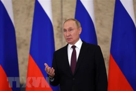 Tổng thống Nga Vladimir Putin. (Ảnh: AFP/TTXVN)