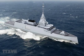 Tàu khu trục Belharra của Pháp. (Ảnh: AFP/TTXVN) 