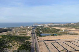 Một góc Khu kinh tế Nhơn Hội, Bình Định. (Ảnh: Phạm Kha/TTXVN) 