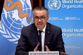 Tổng giám đốc Tổ chức Y tế thế giới (WHO) Tedros Adhanom Ghebreyesus . (Ảnh: THX/TTXVN)