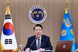 Tổng thống Hàn Quốc Yoon Suk Yeol. (Ảnh: YONHAP/TTXVN)