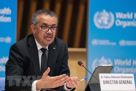 Tổng Giám đốc Tổ chức Y tế Thế giới (WHO) Tedros Adhanom Ghebreyesus. (Ảnh: AFP/TTXVN)