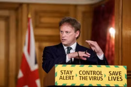 Bộ trưởng Giao thông Anh, Grant Shapps. (Nguồn: Reuters) 