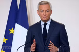 Bộ trưởng Tài chính Pháp Bruno Le Maire. (Ảnh: AFP/TTXVN) 