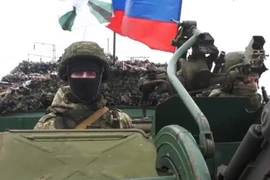 Binh lính Nga tham chiến tại vùng Donbass. (Ảnh: Sputnik)