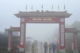 Khu di tích Lịch sử văn hóa Đền Nưa-Am Tiên.(Nguồn: Hoa Mai/TTXVN)