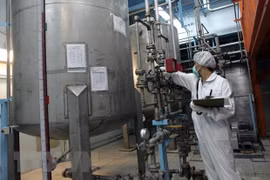 Kho urani được làm giàu của Iran vượt 23 lần giới hạn thỏa thuận 2015