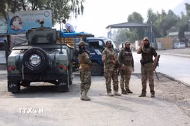Kể từ khi Taliban giành lại quyền kiểm soát Afghanistan vào tháng 8/2021, số vụ đánh bom và tấn công liều chết ở nước này giảm đáng kể. (Nguồn: AFP/TTXVN)