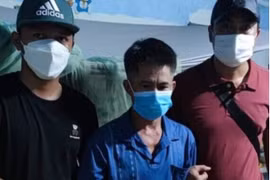 Đối tượng Hoàng bị bắt giữ sau 15 năm trốn nã về tội giết người.(Nguồn: BPL)
