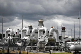 Trạm trung chuyển khí đốt lớn nhất châu Âu OGE ở Werne, miền Tây Đức ngày 15/7/2022. (Ảnh: AFP/TTXVN) 