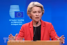 Chủ tịch Ủy ban châu Âu (EC) Ursula von der Leyen. (Ảnh: THX/TTXVN) 