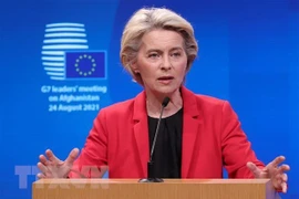 Chủ tịch Ủy ban châu Âu (EC) Ursula von der Leyen. (Ảnh: THX/TTXVN) 