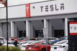 Hệ thống tự lái Autopilot của Tesla đang được các cơ quan chức năng giám sát chặt chẽ. (Ảnh: AFP/TTXVN)