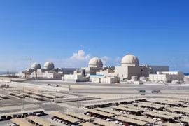 Nhà máy điện hạt nhân Barakah. (Nguồn: BBC)