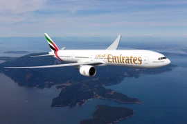 Máy bay của Tập đoàn hàng không Emirates. (Nguồn: AFP)