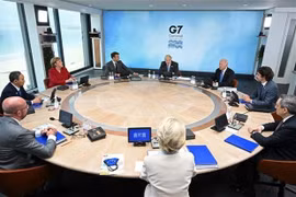 Các nhà lãnh đạo G7. (Ảnh: AFP/TTXVN)