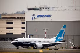 Máy bay Boeing 737 MAX tại Seattle, Washington ngày 30/9/2020. (Ảnh: AFP/TTXVN) 