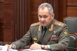 Bộ trưởng Quốc phòng Nga Sergei Shoigu. (Ảnh: AFP/TTXVN)