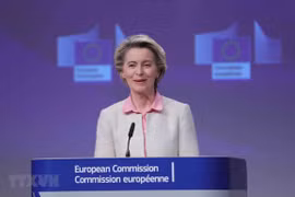 Chủ tịch EC Ursula von der Leyen. (Ảnh: THX/TTXVN) 
