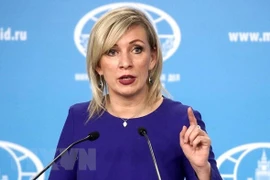 Người phát ngôn Bộ Ngoại giao Nga Maria Zakharova. (Ảnh: AFP/TTXVN)