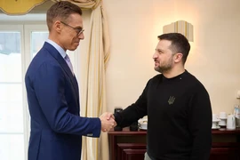 Tổng thống Phần Lan Alexander Stubb đã thăm Ukraine và cùng người đồng cấp nước chủ nhà, ông Volodymyr Zelensky. (Nguồn: Yle)