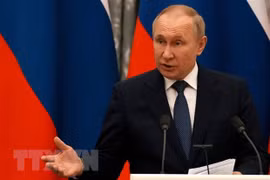 Tổng thống Nga Vladimir Putin. (Ảnh: AFP/TTXVN) 