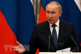 Tổng thống Nga Vladimir Putin. (Ảnh: AFP/TTXVN) 