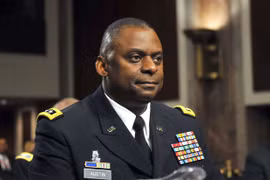 Bộ trưởng Quốc phòng Hoa Kỳ Lloyd Austin. (Nguồn: AFP) 