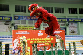 Kết thúc Giải Vô địch các câu lạc bộ Lân Sư Rồng quốc gia lần thứ 3