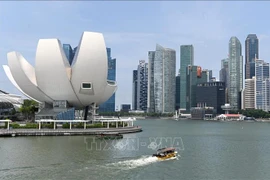 Quang cảnh trung tâm tài chính ở Singapore. (Ảnh tư liệu: AFP/TTXVN)