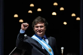 Tổng thống Argentina Javier Milei . (Ảnh: AFP/TTXVN)