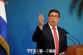 Bộ trưởng Ngoại giao Cuba Bruno Rodriguez phản đối mạnh mẽ lệnh trừng phạt của Mỹ (Nguồn:TTXVN)
