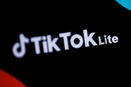 Biểu tượng ứng dụng mạng xã hội TikTok Lite. (Ảnh: AFP/TTXVN)