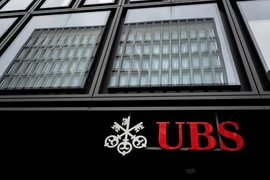 Ngân hàng UBS ở Zurich, Thụy Sĩ. (Ảnh: AFP/TTXVN) 