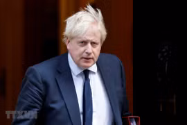 Thủ tướng Anh Boris Johnson bị cấm nhập cảnh vào Nga. (Ảnh: AFP/TTXVN)