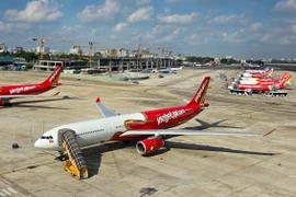 Trong quý 1/2024, Vietjet mở mới 15 đường bay, nâng tổng số đường bay của hãng lên 140 (Ảnh: Quang Nguyễn/Vietnam+) 