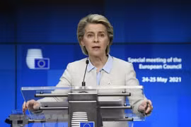Chủ tịch Ủy ban châu Âu (EC) Ursula von der Leyen. (Ảnh: AFP/TTXVN) 