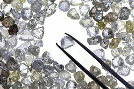 EC đề xuất cấm nhập khẩu trực tiếp kim cương của Nga từ ngày 1/1/2024.(Nguồn: AFP)