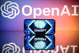 Biểu tượng của OpenAI và ChatGPT. (Ảnh minh họa: AFP/TTXVN)