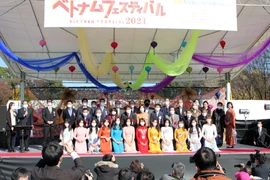 Một hoạt động tại lễ hội. (Ảnh: Đức Thịnh//TTXVN)