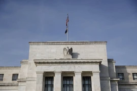 Bên ngoài trụ sở Cục Dự trữ Liên bang Mỹ ở Washington DC. (Ảnh: THX/TTXVN) 