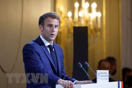 Tổng thống Pháp Emmanuel Macron. (Ảnh: AFP/TTXVN) 