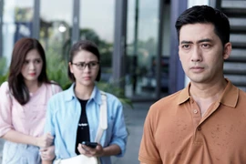 Diễn viên Bảo Anh tiếp tục vào vai cảnh sát điều tra.(Nguồn: HNMO)