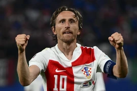Luka Modrić đã trở thành cầu thủ ghi bàn lớn tuổi nhất trong lịch sử EURO. (Nguồn: GB News)