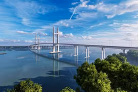Phối cảnh cầu Rạch Miễu 2. 
