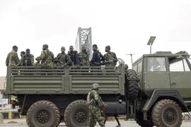 Quân đội Nigeria ở Awka, Nigeria. (Ảnh: AFP)