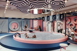 Bảo tàng Youseum trang trí những căn phòng màu sắc tươi sáng, làm phông nền phục vụ du khách chụp ảnh, quay phim hay sáng tạo nghệ thuật. (Nguồn: Youseum)