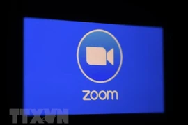 Biểu tượng ứng dụng Zoom. (Ảnh: AFP/TTXVN) 