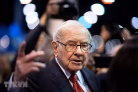 Tỷ phú Warren Buffett. (Ảnh: AFP/TTXVN) 