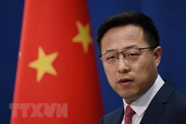 Người phát ngôn Bộ Ngoại giao Trung Quốc Triệu Lập Kiên. (Ảnh: AFP/TTXVN) 